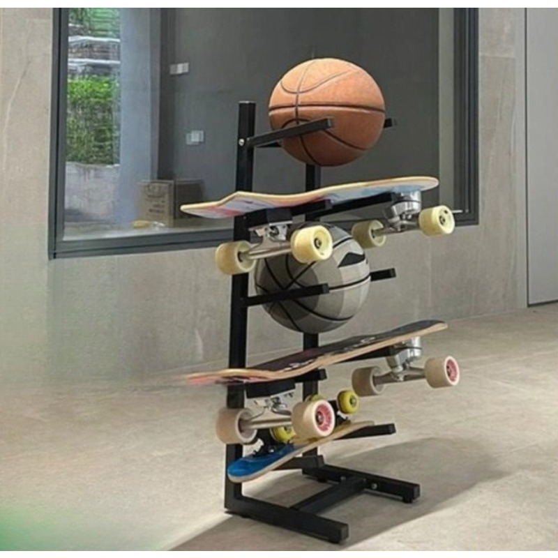 Sports Equipment Basketball - Стойка для хранения спортивного инвентаря: интегрированный