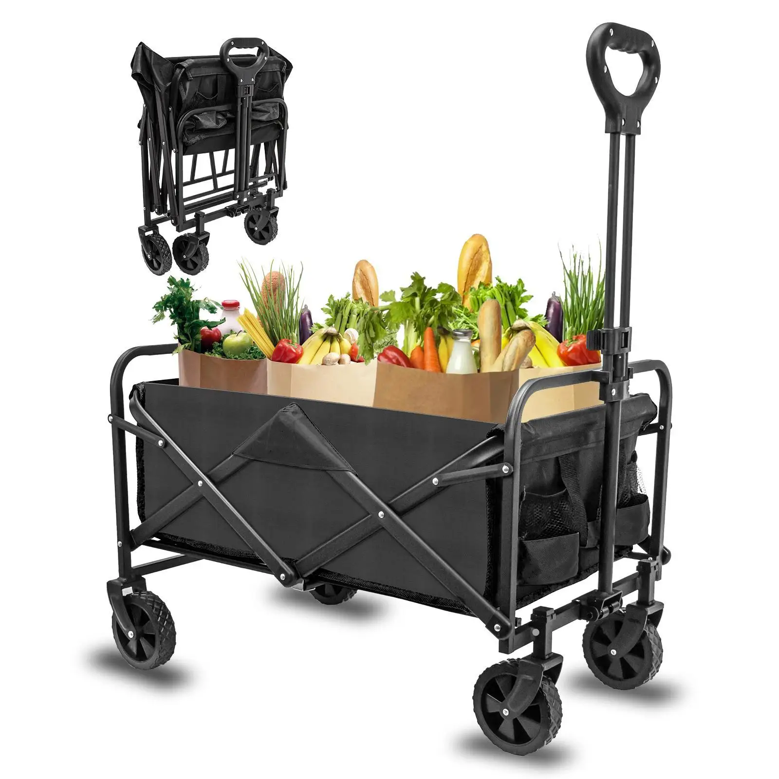 Sports Equipment Trolley - Складная тележка SZHLUX Heavy Duty: портативная,