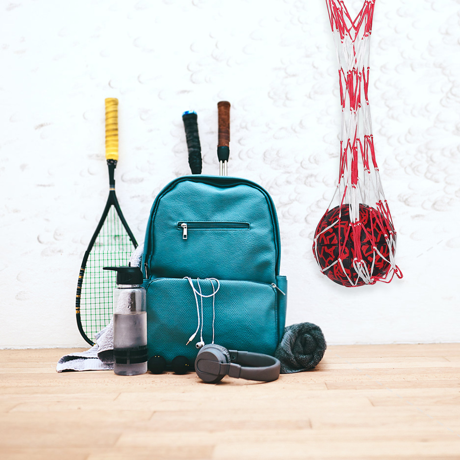 Sports Equipment Basketball - Сетчатая сумка-органайзер для мячей: баскетбольных, футбольных,