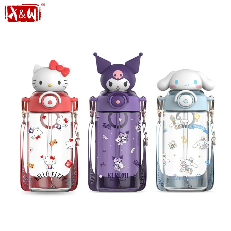 Xin Sports Equipment - Кружка-поильник X&W Kawaii Sanrio с соломинкой,