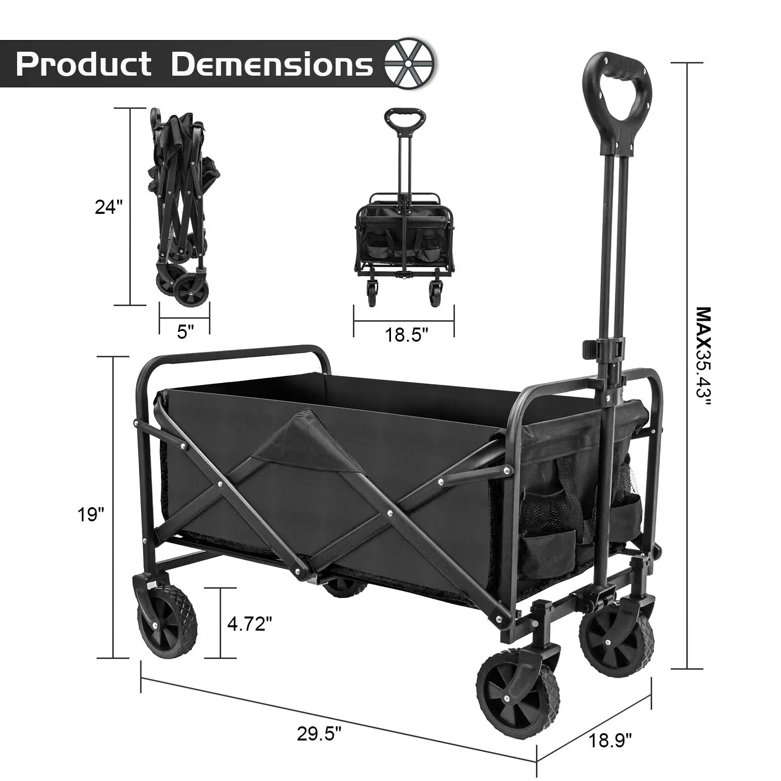 Складная тележка SZHLUX Heavy  – обзор и цена Sports Equipment Trolley