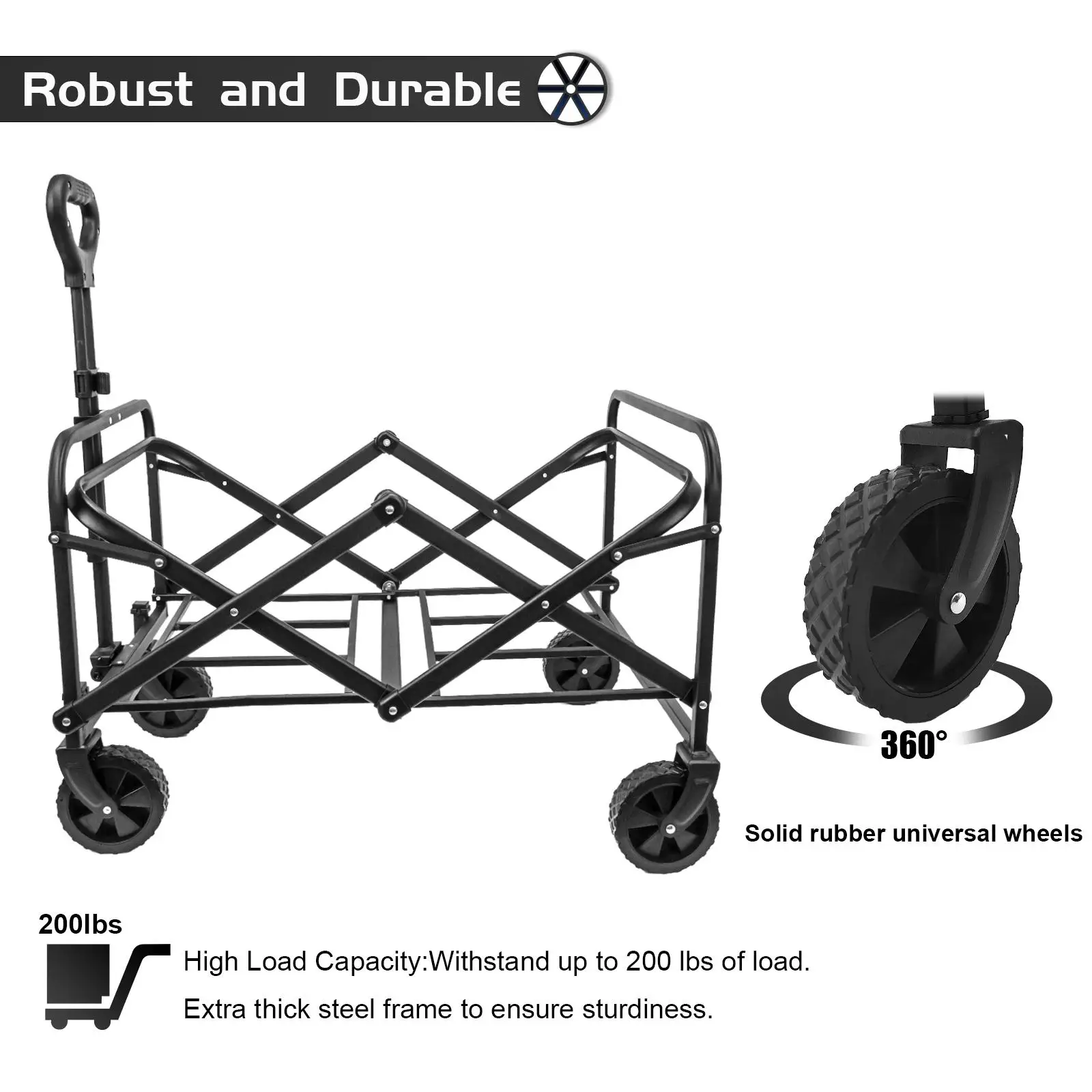 Складная тележка SZHLUX Heavy  – обзор и цена Sports Equipment Trolley