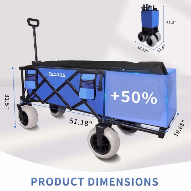 Складная пляжная тележка YTUIN – обзор и цена Sports Equipment Trolley