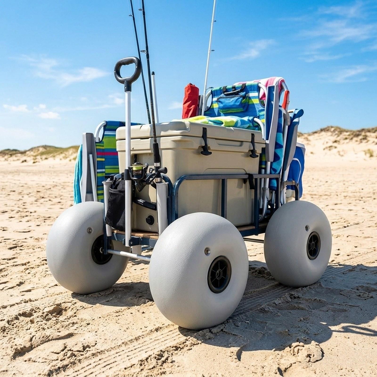 Пляжная тележка с колесами для – обзор и цена Sports Equipment Trolley